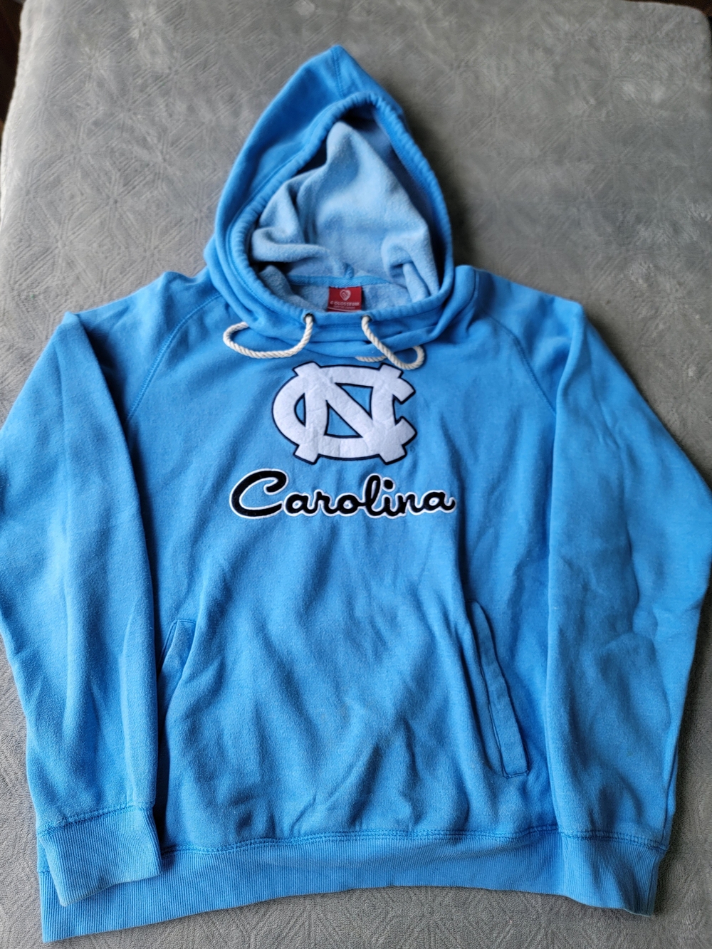 Colosseum Carolina Light Blue Hooded Performance Jacket